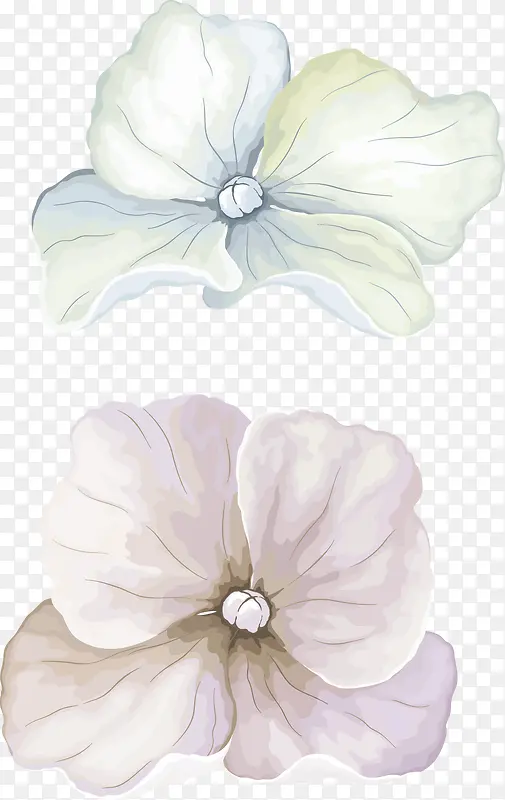 卡通水彩花卉装饰