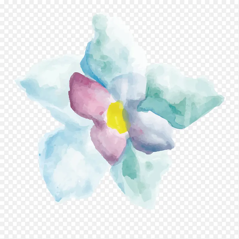 彩绘花卉