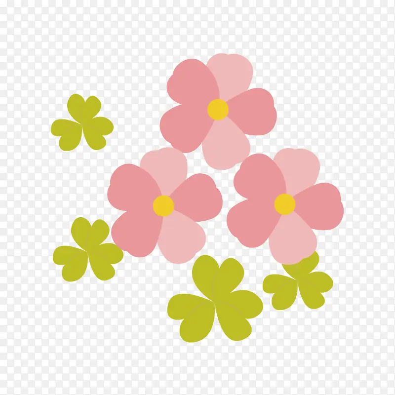 卡通手绘美丽的花朵PNG图片素材下载_图片编号qezbabvx-免抠素材网