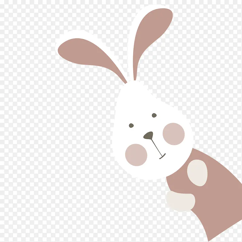 复活节可爱的小兔子设计