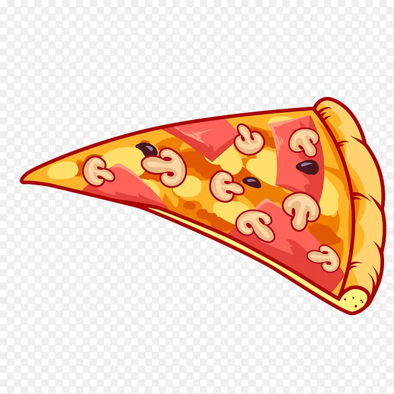 卡通披萨美食设计