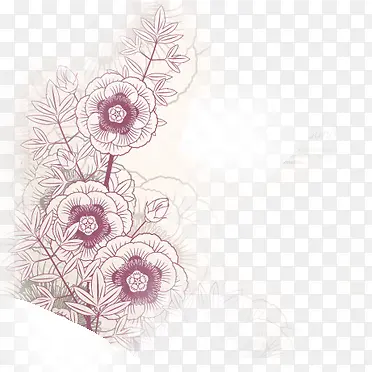 手绘花卉淘宝女装首页大图