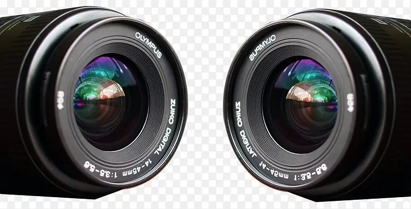 对称的相机镜头