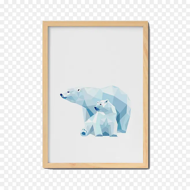 装饰画北极熊