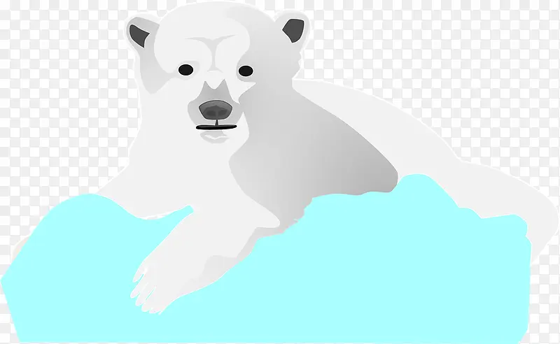 白色的北极熊