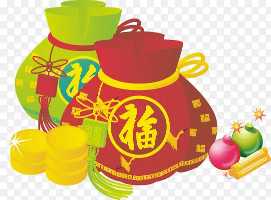 中国风节日福袋