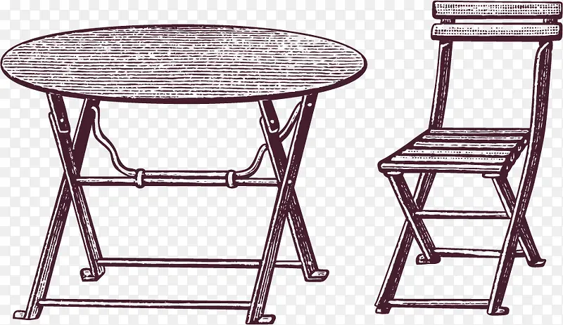 素描桌椅