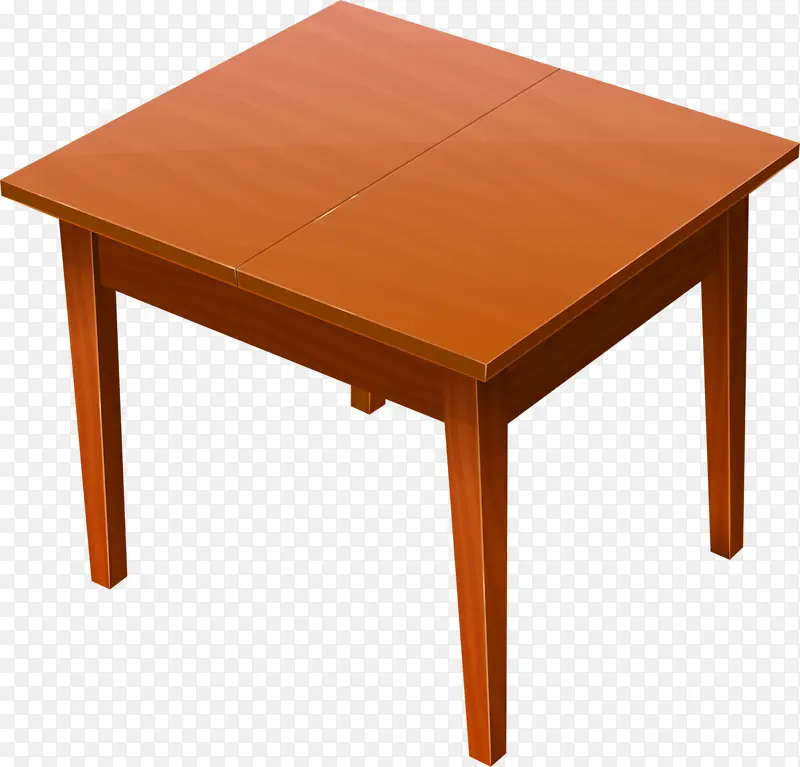 棕色桌子
