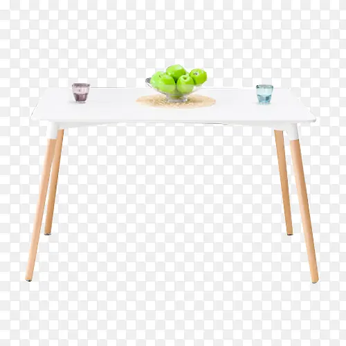 现代简约白色桌子