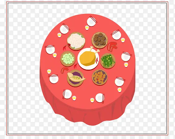 桌子饭菜