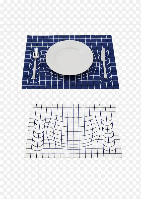 设计 桌布 盘子 食品  格子