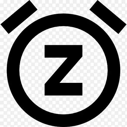闹钟与字母Z 图标