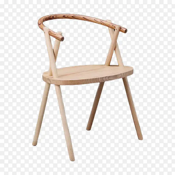 免抠素材木质椅子