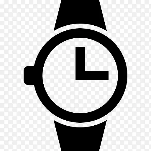 手表的圆形时钟图标
