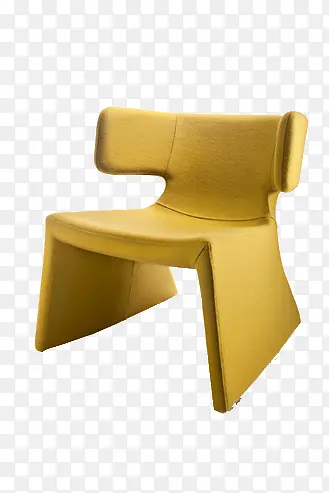 现代简约黄色装饰椅子