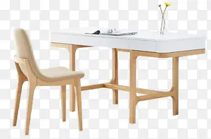 家具木头电脑桌椅子