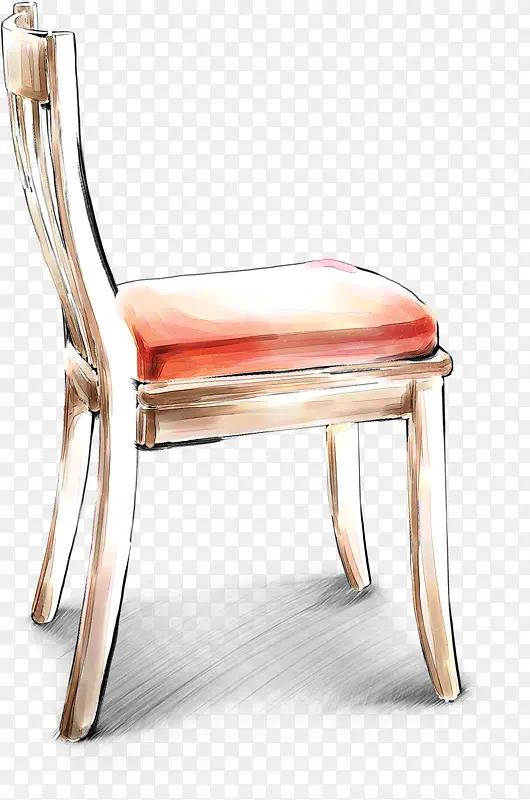手绘室内装饰椅子