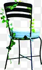 高清绿色植物椅子