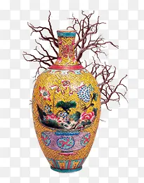 古典花瓶古董装饰摄影