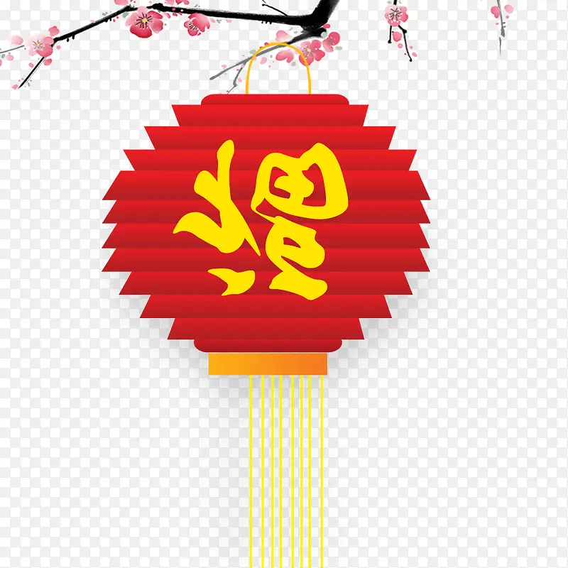 红色福灯笼