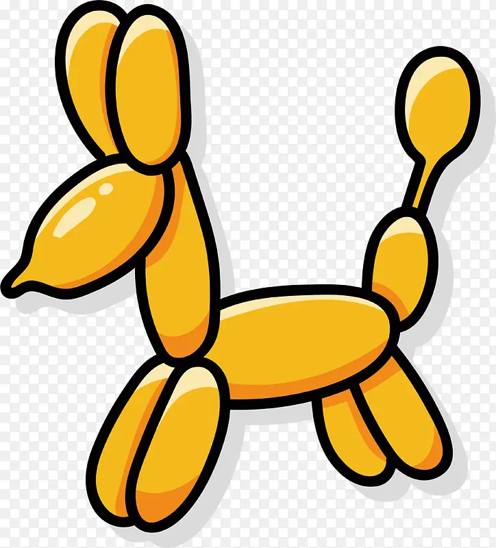 卡通气球狗狗