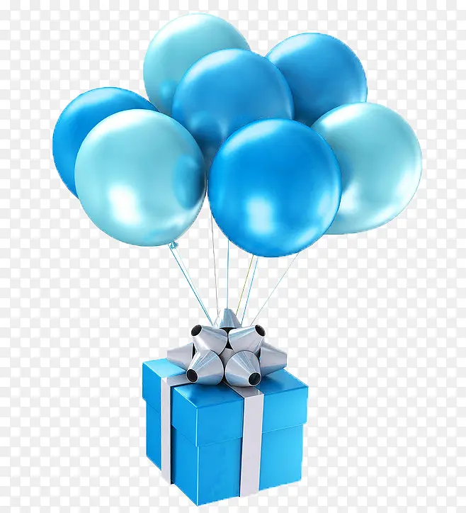 气球礼物盒