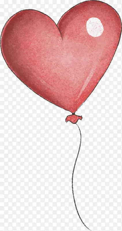 情人节红色爱心气球