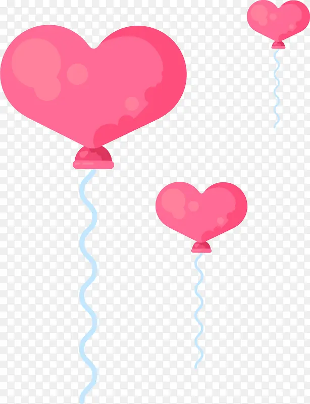 情人节红色爱心气球