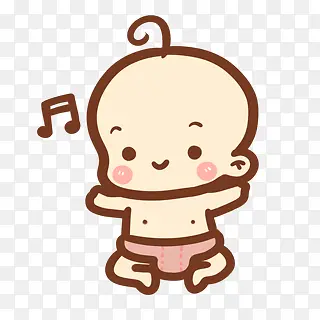 小孩子Baby卡通素材
