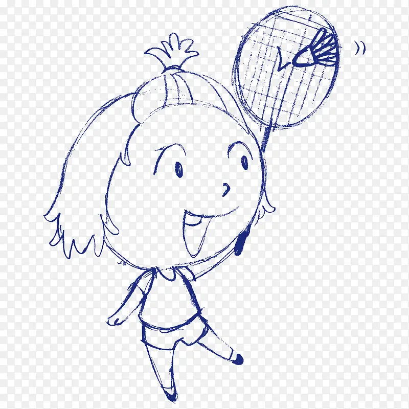 卡通装饰人物介绍海报设计女孩子