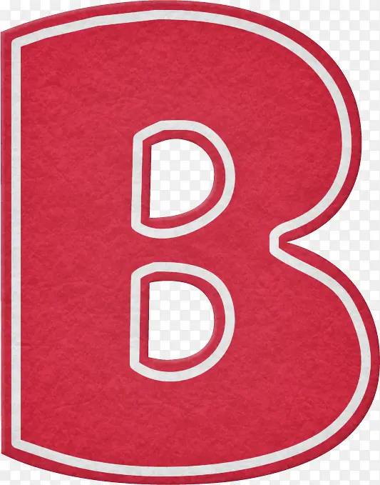 红色字母B