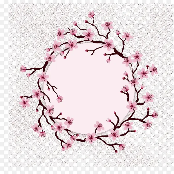 樱花 花纹