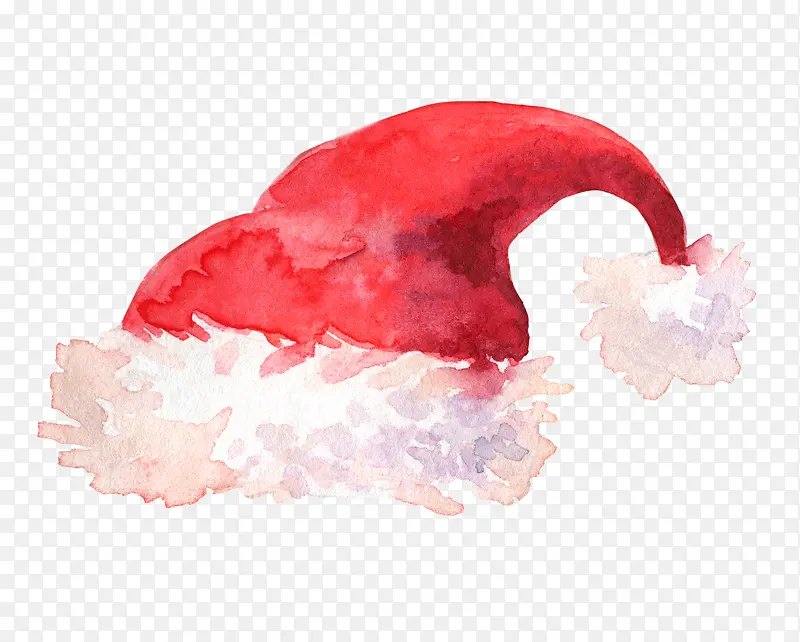 卡通手绘红色圣诞帽