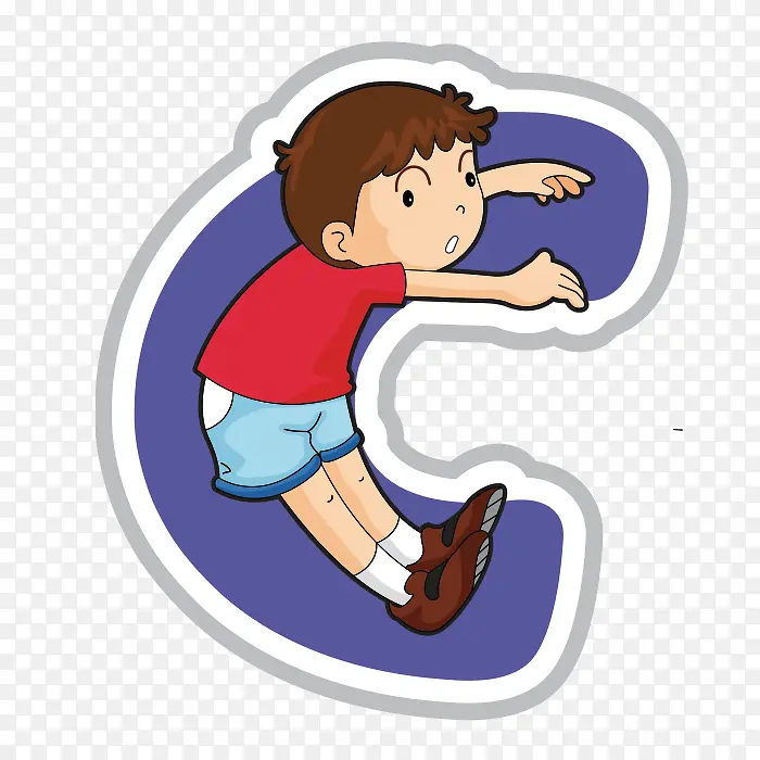 人物字母C