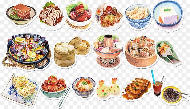 卡通食物