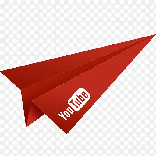 折纸纸飞机红社会化媒体视频Yo
