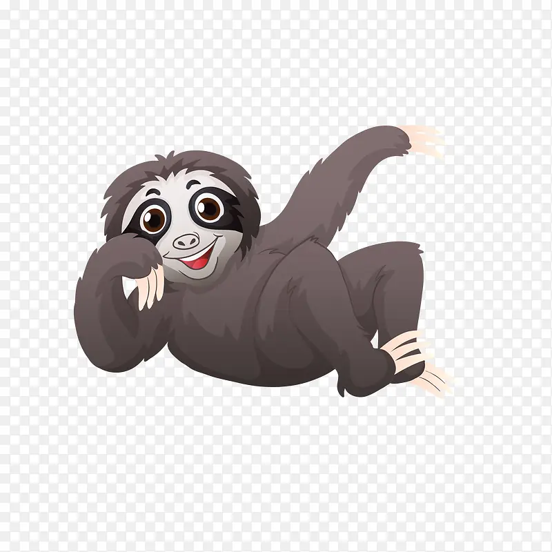 卡通可爱狒狒免抠素材