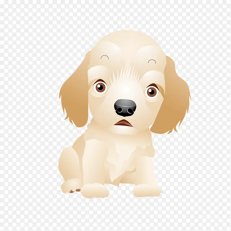 手绘小狗