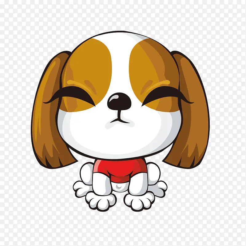 卡通可爱的宠物狗设计