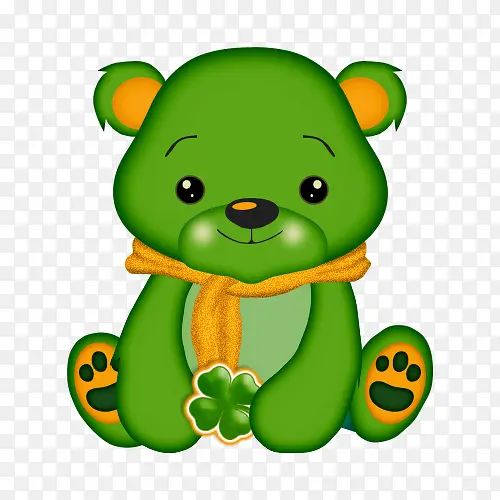 绿色小熊