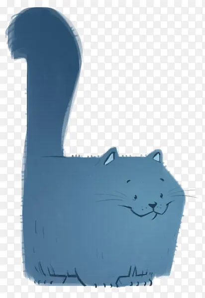 蓝色猫咪