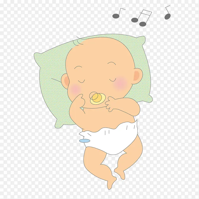 听歌婴儿