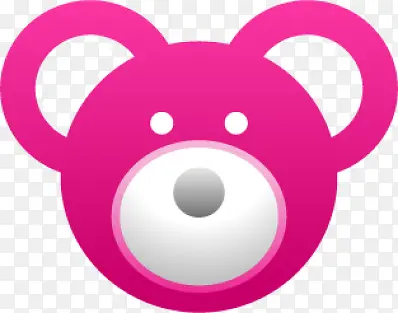 粉红色的熊婴儿Jana-baby-icons