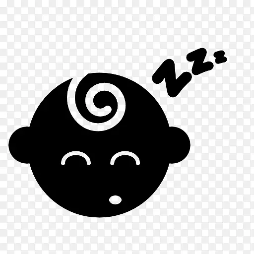 正在睡觉的宝宝图标