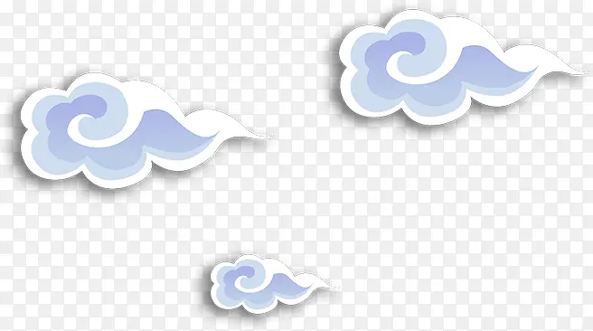 中国风卡通云朵