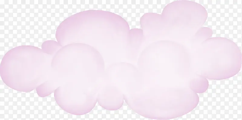 创意粉色云朵