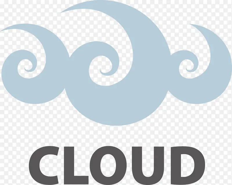 创意云朵logo矢量图
