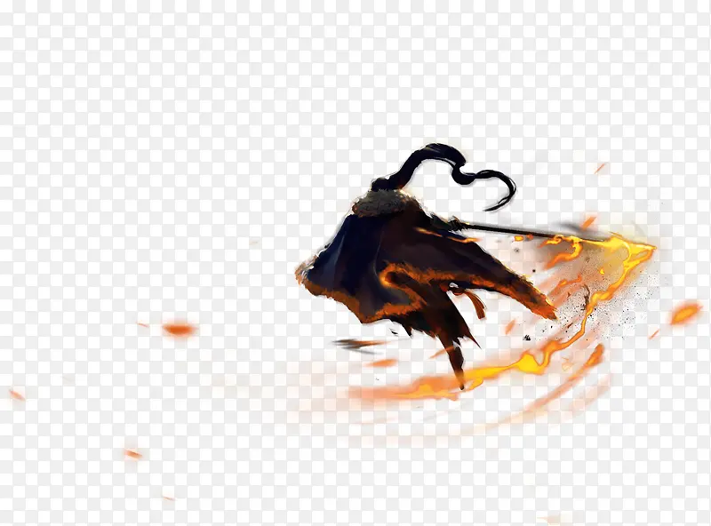武士的背影图