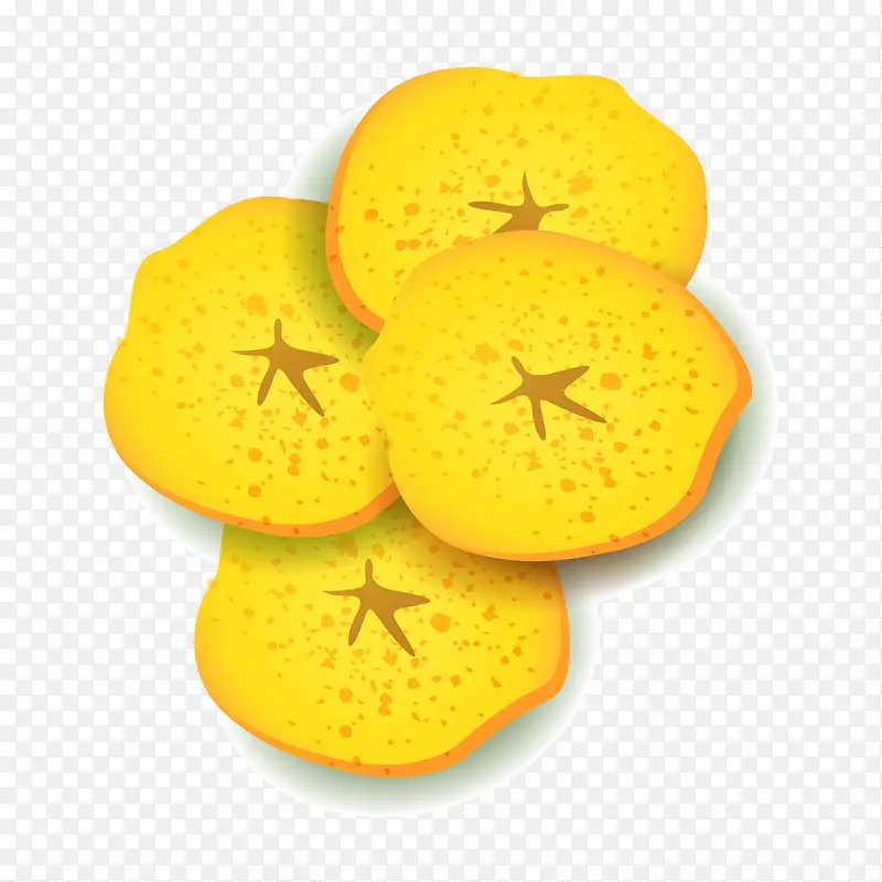 黄色香蕉片