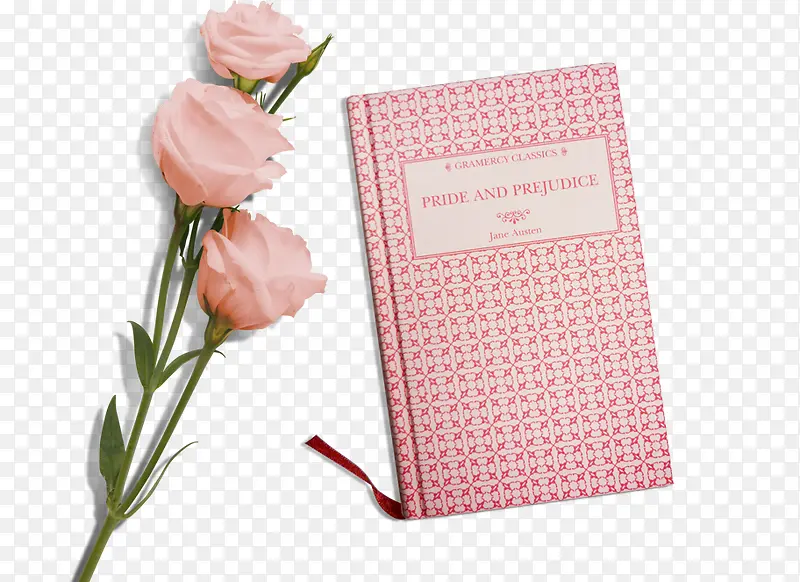 花朵玫瑰花笔记本